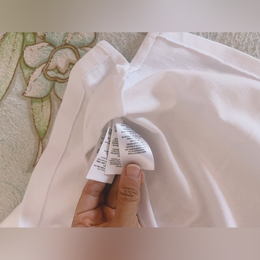 Ralph Lauren polo shirt for Men Custom Slim Fit  Cotton White XL‎ - Picture 3 of 11